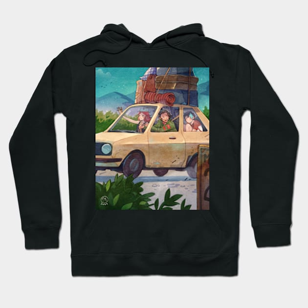 Stuffed Car Hoodie by SimzArt